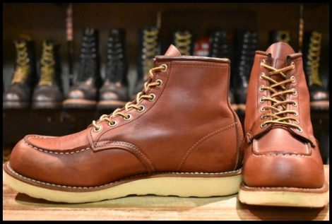 【8D 良品 12年】レッドウィング 9106 アイリッシュセッター 赤茶 レッド ブラウン モックトゥ 8875 ブーツ redwing HOPESMORE