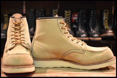 【7.5E 良品 11年】レッドウィング 8173 スエード アイリッシュセッター ホーソーン ラフアウト モックトゥ ブーツ redwing HOPESMORE
