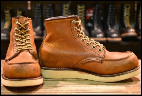 【4.5E 良品 紺タグ 00年】レッドウィング 8885 アイリッシュセッター オロイジナル モックトゥ 編み上げ ブーツ redwing HOPESMORE