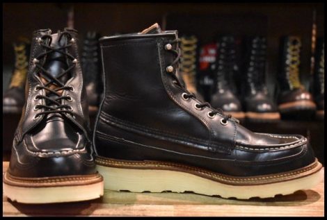 【7E 美品 50周年モデル 犬タグ】レッドウィング 1952 アイリッシュセッター 黒 ブラッククローム ブーツ redwing HOPESMORE