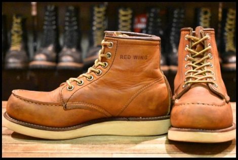 【4.5E 良品 紺タグ 00年】レッドウィング 8885 アイリッシュセッター オロイジナル モックトゥ 編み上げ ブーツ redwing HOPESMORE