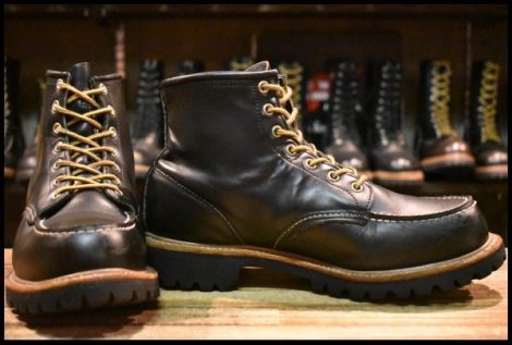 【8.5EE 良品 羽タグ】レッドウィング 8136 ビブラム アイリッシュセッター 黒 ブラッククローム 8176 ブーツ redwing HOPESMORE