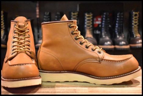 【8.5E 美品 09年】レッドウィング 875 アイリッシュセッター 茶 オロイジナル モックトゥ レースアップ ブーツ redwing HOPESMORE