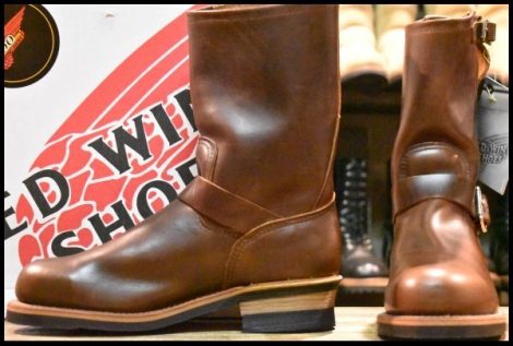 【8D 箱付 DEAD 100周年限定 04年】レッドウィング 8258 エンジニア ホーウィン クロムエクセル 茶 ブラウン ブーツ redwing HOPESMORE