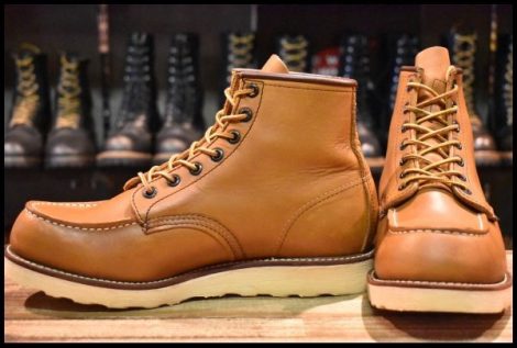 【8.5E 美品 09年】レッドウィング 875 アイリッシュセッター 茶 オロイジナル モックトゥ レースアップ ブーツ redwing HOPESMORE
