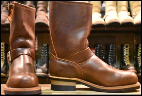 【8D 箱付 DEAD 100周年限定 04年】レッドウィング 8258 エンジニア ホーウィン クロムエクセル 茶 ブラウン ブーツ redwing HOPESMORE