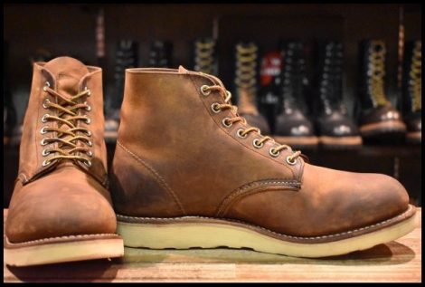 【8D 良品 10年】レッドウィング 9111 アイリッシュセッター 茶 カッパー ラフ＆タフ プレーントゥ 編み上げ ブーツ redwing HOPESMORE