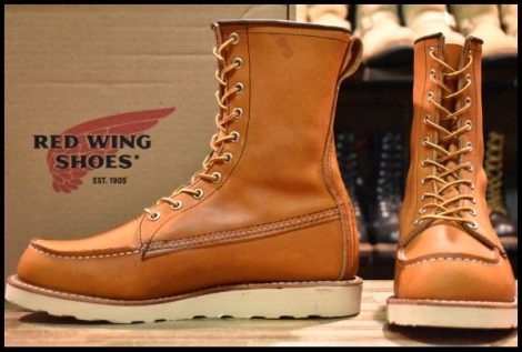 【8.5D 箱付 美品 21年】レッドウィング 877 ロング アイリッシュセッター オロレガシー モックトゥ 編み上げ ブーツ redwing HOPESMORE