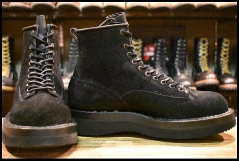 【10EE 美品】WHITE’S ホワイツ ノースウエストLTT ブラックラフアウト 黒 ビブラム2021ダブルミッドハーフスリップ ブーツ HOPESMORE