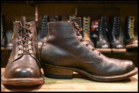 【8E 良品】WHITE’S ホワイツ セミドレス ブラウンドレス レザーソール 茶 編み上げ レースアップ ブーツ HOPESMORE