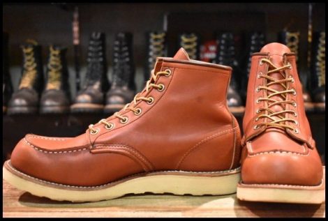 【9D 良品 11年】レッドウィング 8875 アイリッシュセッター 赤茶 オロラセット モックトゥ 編み上げ ブーツ redwing HOPESMORE