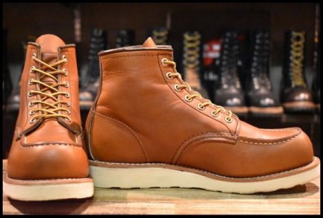 【7.5D 箱付 美品 25年】レッドウィング 875 アイリッシュセッター 茶 オロレガシー モックトゥ レースアップ ブーツ redwing HOPESMORE