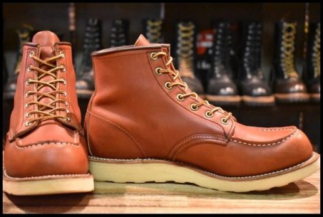 【9D 良品 11年】レッドウィング 8875 アイリッシュセッター 赤茶 オロラセット モックトゥ 編み上げ ブーツ redwing HOPESMORE