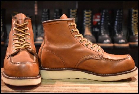 【7D 良品 17年】レッドウィング 875 アイリッシュセッター 茶 オロレガシー モックトゥ レースアップ 編み上げ ブーツ redwing HOPESMORE