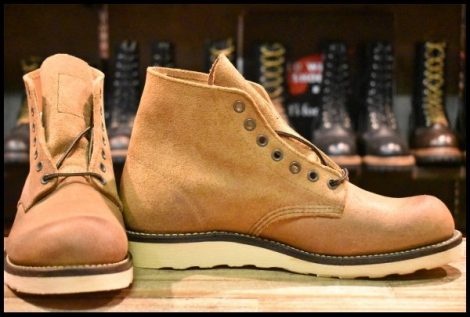 【8D 未使用 19年】レッドウィング 8151 スエード アイリッシュセッター 茶 ホーソーン ミュールスキナー ブーツ redwing HOPESMORE