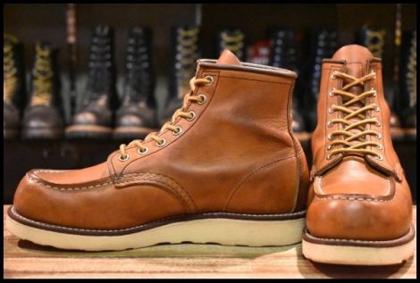 【7D 良品 17年】レッドウィング 875 アイリッシュセッター 茶 オロレガシー モックトゥ レースアップ 編み上げ ブーツ redwing HOPESMORE