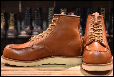 【7E 美品 18年】レッドウィング 875 アイリッシュセッター 茶 オロレガシー モックトゥ レースアップ ブーツ redwing HOPESMORE