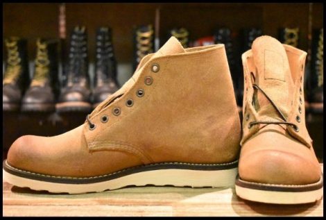 【8D 未使用 19年】レッドウィング 8151 スエード アイリッシュセッター 茶 ホーソーン ミュールスキナー ブーツ redwing HOPESMORE