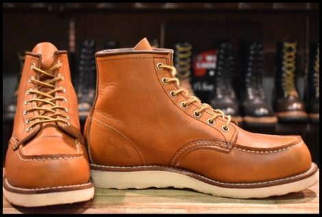 【8.5E 美品 22年】レッドウィング 875 アイリッシュセッター 茶 オロレガシー モックトゥ レースアップ ブーツ redwing HOPESMORE