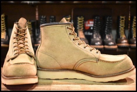 【11D 良品 08年】レッドウィング 8173 スエード アイリッシュセッター ホーソーン ラフアウト モックトゥ ブーツ redwing HOPESMORE