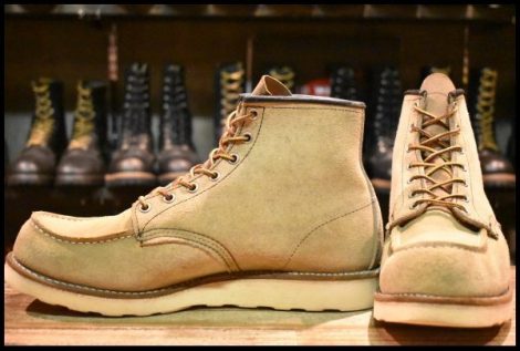 【11D 良品 08年】レッドウィング 8173 スエード アイリッシュセッター ホーソーン ラフアウト モックトゥ ブーツ redwing HOPESMORE