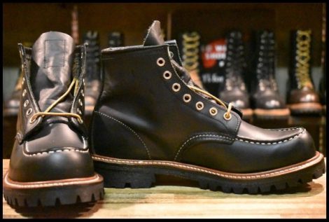 【8E 箱付 未使用 15年 カスタム】レッドウィング 8179 アイリッシュセッター 黒 ブラッククローム 8176 ブーツ redwing HOPESMORE