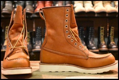 【8.5D 箱付 未使用 22年】レッドウィング 877 ロング アイリッシュセッター オロレガシー モックトゥ 編み上げ ブーツ redwing HOPESMORE