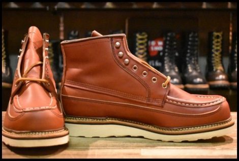 【10.5E 箱付 未使用 14年】レッドウィング 9851 アイリッシュセッター 赤茶 オロラセット カヌーモック ブーツ redwing HOPESMORE