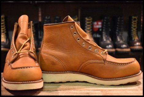 【9.5E 未使用 13年】レッドウィング 875 アイリッシュセッター 茶 オロレガシー モックトゥ レースアップ ブーツ redwing HOPESMORE