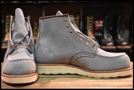 【7.5D 箱付 未使用 24年】レッドウィング 8800 アイリッシュセッター ダスティブルー ラフアウト ブルー ブーツ redwing HOPESMORE