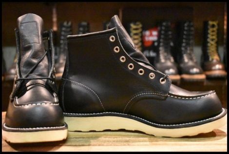 【7D 箱付 未使用 10年 アップサイクル】レッドウィング 8179 アイリッシュセッター 黒 ブラッククローム 8130 ブーツ redwing HOPESMORE