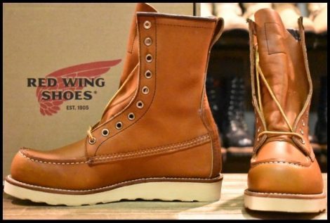 【7.5D 箱付 未使用 18年】レッドウィング 877 ロング アイリッシュセッター オロレガシー モックトゥ 編み上げ ブーツ redwing HOPESMORE