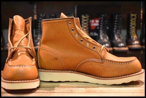 【9D 箱付 未使用 19年】レッドウィング 875 アイリッシュセッター 茶 オロレガシー モックトゥ レースアップ ブーツ redwing HOPESMORE