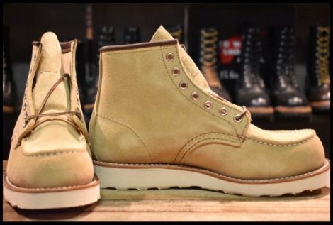 【7D 箱付 未使用 23年】レッドウィング 8833 スエード アイリッシュセッター ホーソーン ラフアウト ブーツ redwing HOPESMORE