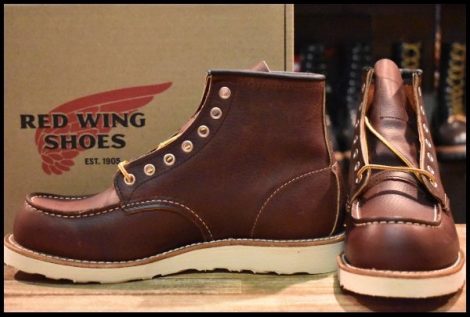 【8D 箱付 未使用 22年】レッドウィング 8138 アイリッシュセッター 茶 ブライアーオイルスリック モックトゥ ブーツ redwing HOPESMORE