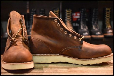 【7.5D 未使用 10年】レッドウィング 9111 アイリッシュセッター 茶 カッパー ラフ＆タフ プレーントゥ ブーツ redwing HOPESMORE