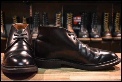 【8D 美品 15年】レッドウィング 9096 キャバリー チャッカ ブラックエスカイヤ 黒 レースアップ ブーツ redwing HOPESMORE