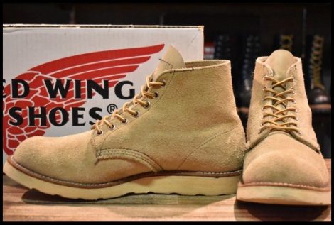 【9E 箱付 良品 犬タグ】レッドウィング 8167 スエード アイリッシュセッター タン ラフアウト ブーツ redwing HOPESMORE