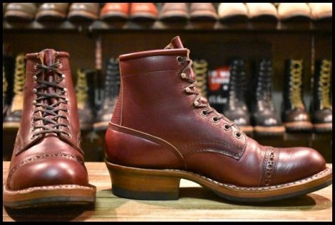 【7.5D 箱付 美品】WHITE’S ホワイツ ファーマーランチャー 350W バーガンディクロムエクセル スモークジャンパー ブーツ HOPESMORE