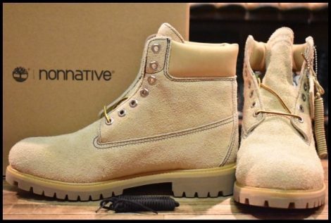 【10.5W 箱付 未使用 ノンネイティブ別注】Timberland ティンバーランド 0A6DMW ER3 ブーツ ライトベージュスエード nonnative HOPESMORE