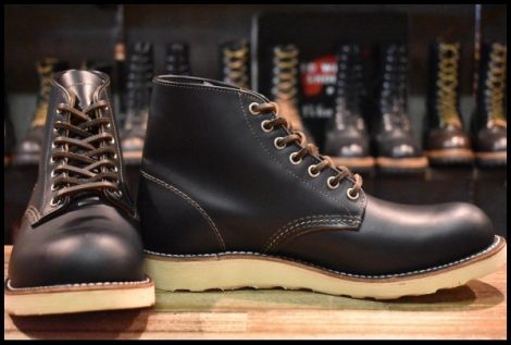 【8.5D 美品 15年】レッドウィング 9870 アイリッシュセッター ブラック クローンダイク プレーントゥ 編み上げ ブーツ redwing HOPESMORE
