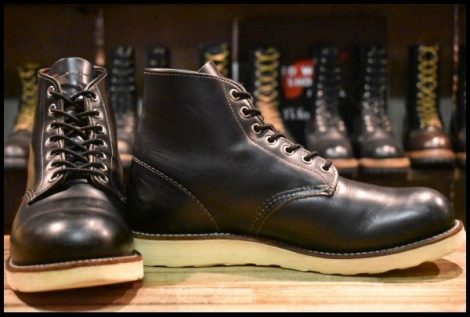 【8.5D 良品 17年】レッドウィング 9870 アイリッシュセッター ブラック クローンダイク 編み上げ レースアップ ブーツ redwing HOPESMORE