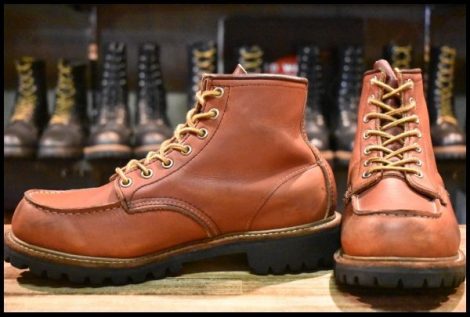 【7.5E 良品 羽タグ】レッドウィング 8175 ビブラム アイリッシュセッター 赤茶 モックトゥ 編み上げ ブーツ redwing HOPESMORE