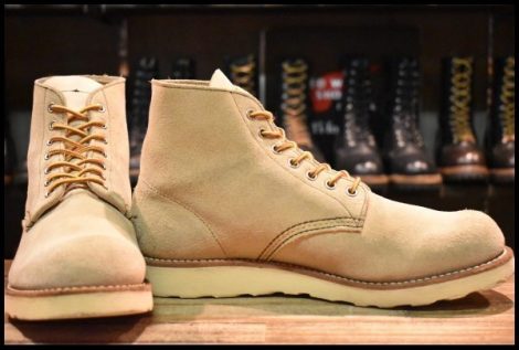 【10D 良品 13年】レッドウィング 8167 スエード アイリッシュセッター ホーソーン ラフアウト プレーントゥ ブーツ redwing HOPESMORE