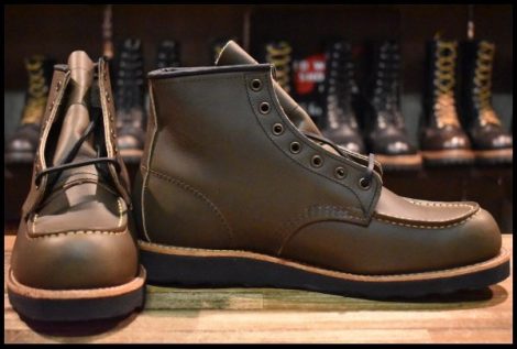 【9D 箱付 未使用 24年】レッドウィング 8828 アルパインポーテージ 深緑 アイリッシュセッター モックトゥ ブーツ redwing HOPESMORE