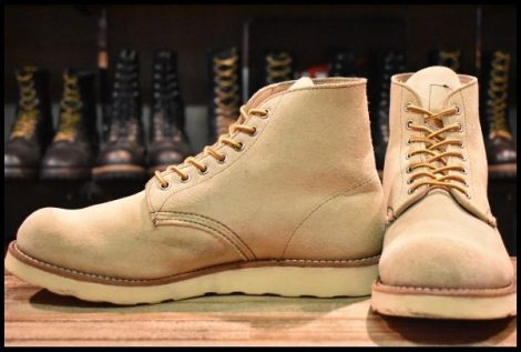 【10D 良品 13年】レッドウィング 8167 スエード アイリッシュセッター ホーソーン ラフアウト プレーントゥ ブーツ redwing HOPESMORE