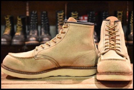 【8E 中古 11年】レッドウィング 8173 スエード アイリッシュセッター ホーソーン ラフアウト モックトゥ ブーツ redwing HOPESMORE