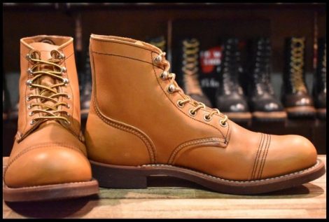 【7.5D 箱付 美品 09年】レッドウィング 8112 アイアンレンジ オロイジナル 茶 キャップトゥ アイアンレンジャー redwing HOPESMORE