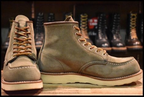 【7.5D 美品 ナイジェルケーボン別注 11年】レッドウィング 8139 スエード アイリッシュセッター セージ モハヴェ redwing HOPESMORE