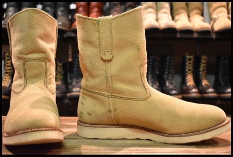 【11E 良品 15年】レッドウィング 8168 スエード ペコス ホーソーン アビレーン ラフアウト プルオン ブーツ redwing pecos HOPESMORE